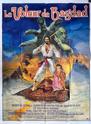 a movie poster for the film la voller de bagdad