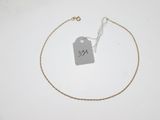 a close up of a necklace with a price tag on it