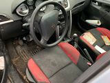 a picture of a car that has a steering wheel in it