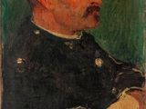 portrait d'un homme en uniforme militaire, assis sur une chaise