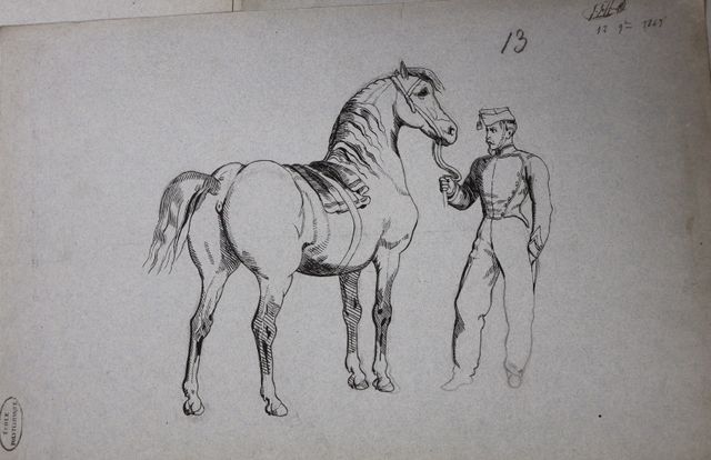 Joseph JOFFRE (1852-1931) (MARECHAL JOFFRE). Onze dessins signés ...