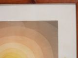a picture of a picture of a sunset in a picture frame