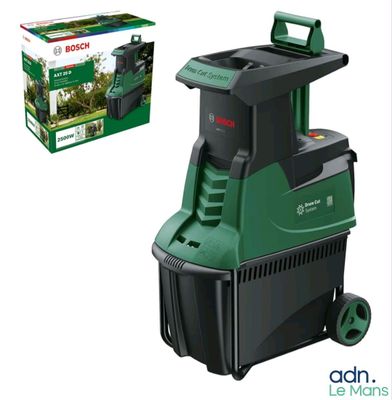 Broyeur de végétaux BOSCH AXT 25 D - Retour client test allu…