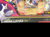 a box of pokemon cards on display in a store