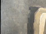 a painting of a woman standing in front of a waterfall