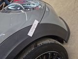 a close up of a car with a sticker on it