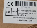 a box with a label on it that says ecr rep services