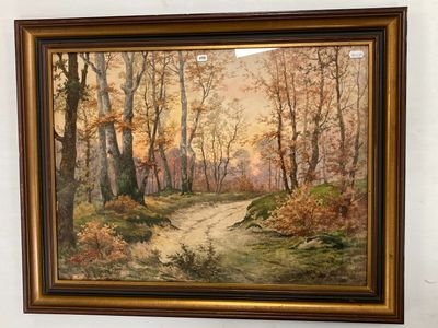 CHRISTEAU (début XXe). Chemin forestier. - Photo 1