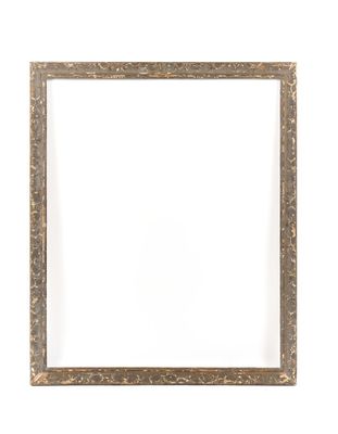 an old picture frame on a white background with a white background