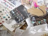 a pile of jewelry on display in a store