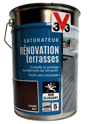 17 / Saturateur V33 5L Rénovation Terrasses "Okoumé" M…