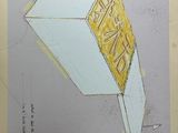 a picture of a drawing of a box on a table