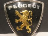 une photo d'un insigne de voiture sur lequel figure un lion