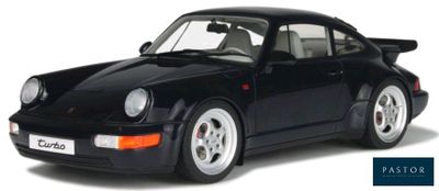 porsche 993 turbo coupe black with white rims and wheels