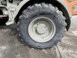 a large truck that is parked on the side of the road