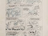 une image représentant une page de bande dessinée avec un personnage de BD