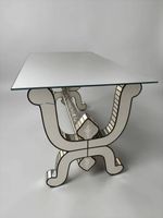 Table basse en miroir dans le goût de Serge Roche (photo 3)