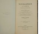 an open book with a black and white title on it