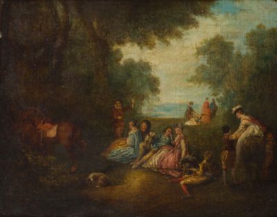 Ecole française du XIXe siècle, d'après Antoine WATTEAU (168…