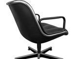 an image of a black office chair on a white background