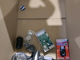 a light that is sitting inside of a box