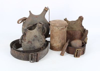many items that are sitting on a white surface