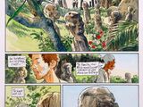 une image d'une bande dessinée avec un dessin d'homme et de femme