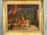 an image of a painting of a group of people in a room