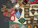 some of the badges are laying on top of each other