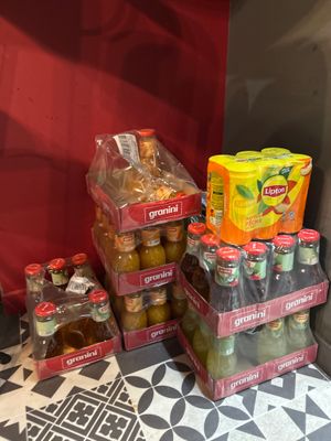 a pile of food that is sitting on a counter