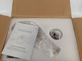 a cardboard box with a computer inside of it