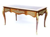 Bureau plat toutes faces de forme rectangulaire en bois de p…