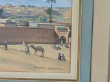a picture of a picture of a painting of a town