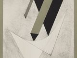 an image of a black and white drawing of a triangle