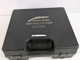 a black case that has a logo on it