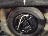 a close up of a tire with a wren on it