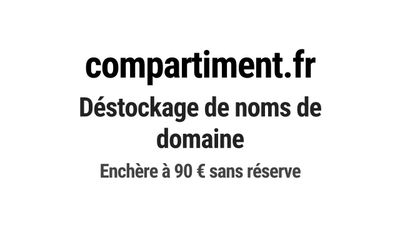 Nom de domaine compartiment.fr.