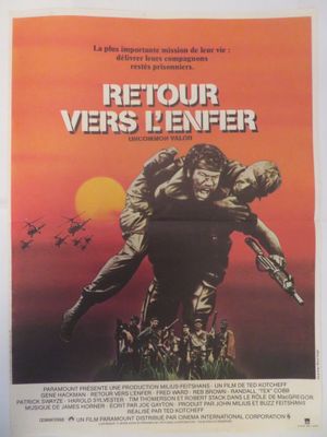 une affiche de cinéma pour « Retour vers l'enfer »