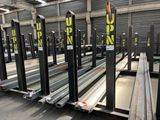 a large warehouse filled with lots of steel beams