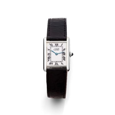 an image of a wrist watch with roman numerals on a white background