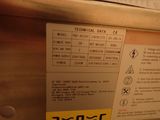 an image of a close up of a dishwasher with instructions on it