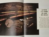 an open book with a picture of tools on it