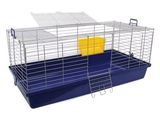une image représentant une petite cage contenant un objet jaune