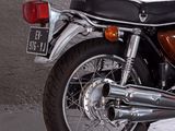 a motorcycle that is parked in a parking lot