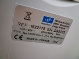 a label on the back of a refrigerator that says ref