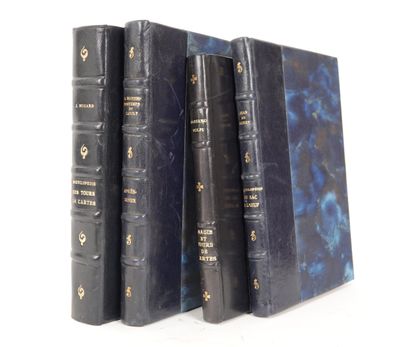 PRESTIDIGITATION - Réunion de 4 volumes in-8 bien reliés: -V…