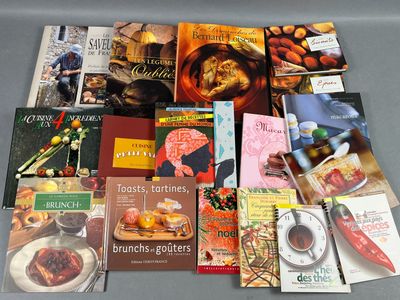 CUISINE et GASTRONOMIE. Réunion de 17 ouvrages: Les Macarons…