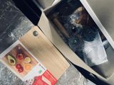 a box with a bunch of food inside of it