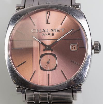 CHAUMET, modèle "Dandy", Montre de dame en acier, boîtier co…