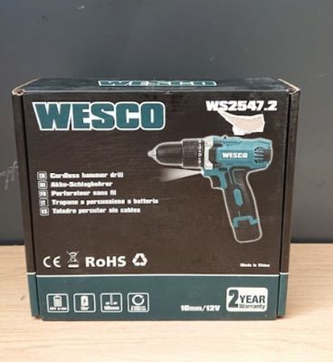 Perceuse sans fil WESCO WS2547 , 12V- retour transport (à re…